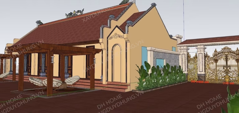 Cải Tạo Xây Mới Nhà Cổ Tại Làng La Phù