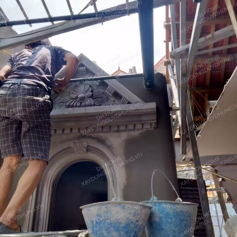 Cải Tạo Xây Mới Nhà Cổ Tại Làng La Phù