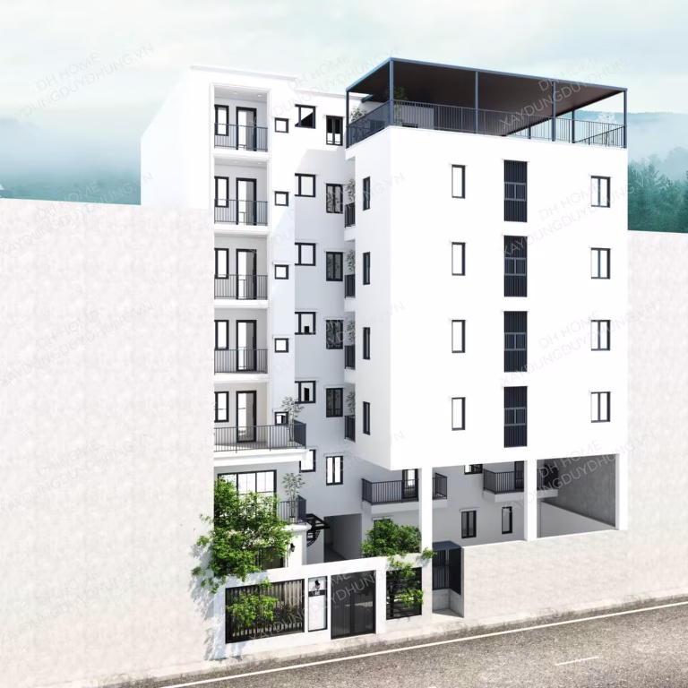 Thi Công Chung Cư Mini 6 Tầng tại Bắc Từ Liêm