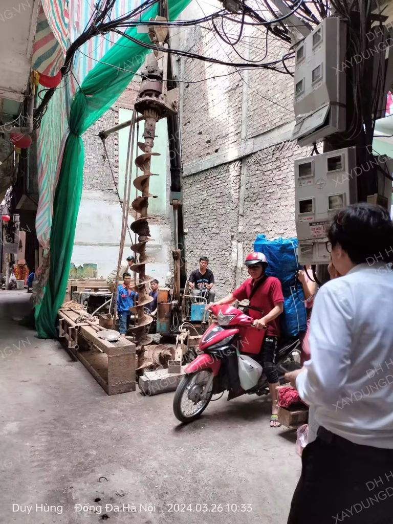 Xây Dựng Nhà Ngõ 4 Tầng 1 Tum Trọn Gói, Quận Đống Đa